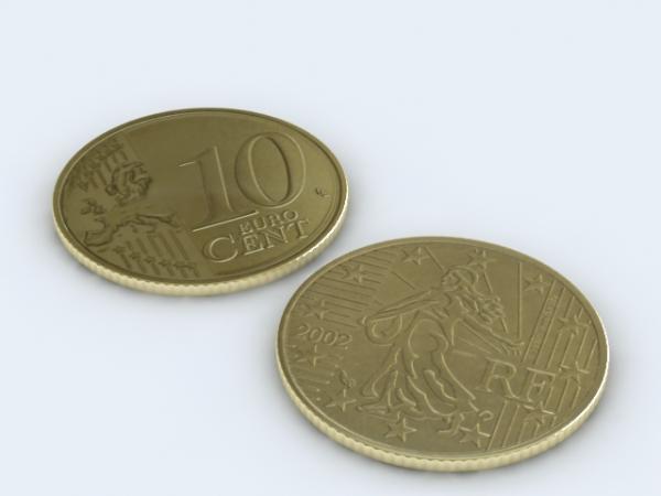 Euro+10+cent+coins