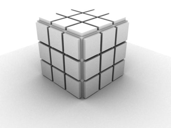 rubix cube 3d