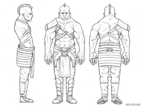 Orthographic View Character