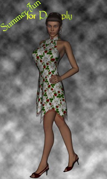 Strawberry texture for Panoply Dress