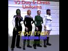 V3 Star Trek GENERATION FLEET Dress/Duty Uniforms