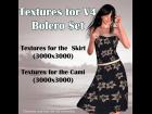 Textures for V4 Bolero Set 01