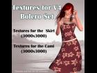 Textures for V4 Bolero Set 05