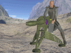 Stargate: Jaffa firing cannon
