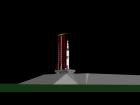 Saturn V rocket on Launch Pad