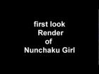 Nunchaku Girl render1