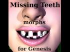 Missing Teeth Morphs for Genesis.