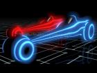 Futuristic SiFi Cars with Tron Style Light Effects