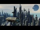 sci-fi city shuttle