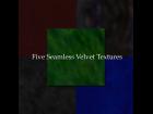 Five Seamless Velvet Textures