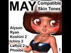 MAY - Compatible Skin Tones 1