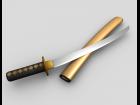 3d Model of Samurai Sword