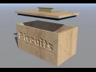 Wooden Biscuit Box
