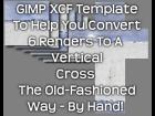 GIMP XCF To Help Make A Vertical Cross Cubemap