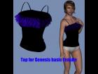 Black Top for Genesis Basic Female