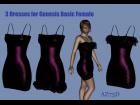 3 Dresses for Genesis Basic Female