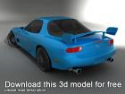 free Mazda RX7 for 3ds max8