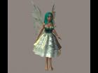 Sara Fairy Dress - Teal texture