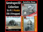 Gendragon3D Collection Sci-Fi - 3 Models OBJ.