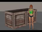 Wood Crate Prop for Poser/Daz Studio