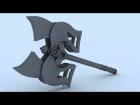 Axe modeling in 3ds max part 1