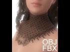 AXL's Neck Corset as OBJ and FBX