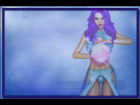 Blue wizardress background
