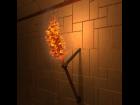 medieval wall torch for Poser