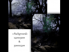 Dark Woods Backgrounds Landscape and Portrait