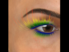 Rainbow Party eyelashes