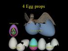 4 Egg Props