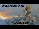 Dragon Flying in Blender