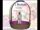 Easter Basket Prop, 2 sizes