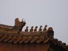 Roof of a temple in the Forbiden City in Beijing