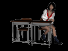 Classroom Desk and Chair Set