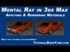 3ds Max tutorial on Rendering in Mental Ray with Materials