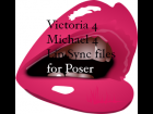 Michael 4 & Victoria 4 LipSync for Poser