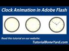Animated Clock in Adobe Flash