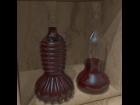 tumblehome and fluted wine bottles