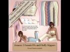 Genesis 2 Female PJs & Fluffy Slippers