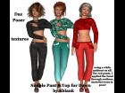 Eblanks Simple01 Pants & Top textures for Dawn