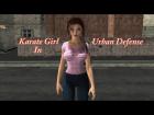 Karate Girl in Urban Defense.