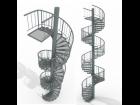 Aluminum Spiral Staircases