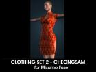 Cheongsam for Mixamo Fuse and Unity3D