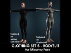 Bodysuit for Mixamo Fuse and Unity3D