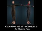 Bodysuit 2 for Mixamo Fuse and Unity3D