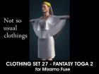 Fantasy Toga 2 for Mixamo Fuse and Unity3D