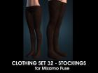 Stockings for Mixamo Fuse and Unity3D