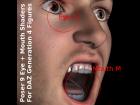 Poser 9 Mouth And Eye Shaders For DAZ Generation 4