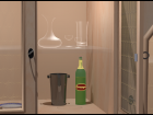 Glasses, drinks and more for fully rigged cabinet